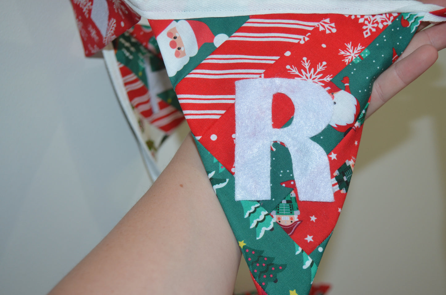 Custom "MERRY CHRISTMAS" Bunting