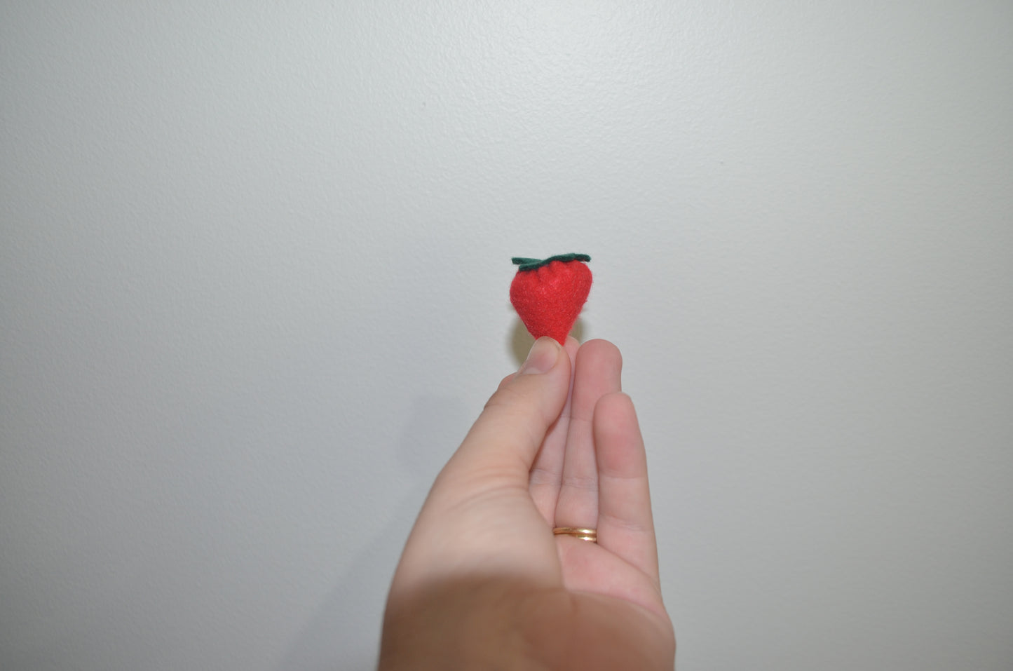Felt Play Food - Strawberry