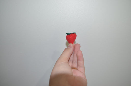 Felt Play Food - Strawberry