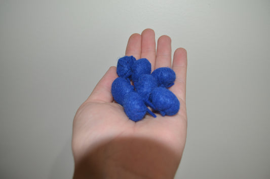 Felt Play Food - Blueberry