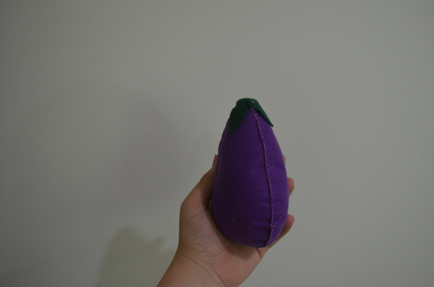 Felt Play Food - Eggplant
